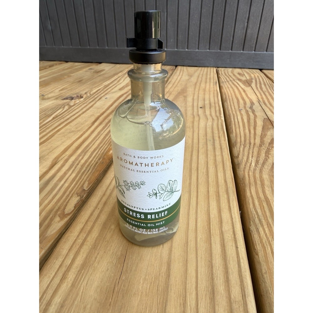 Bath & Body Works Eucalyptus Spearmint Stress Relief Oil Mist 5.3oz NEW